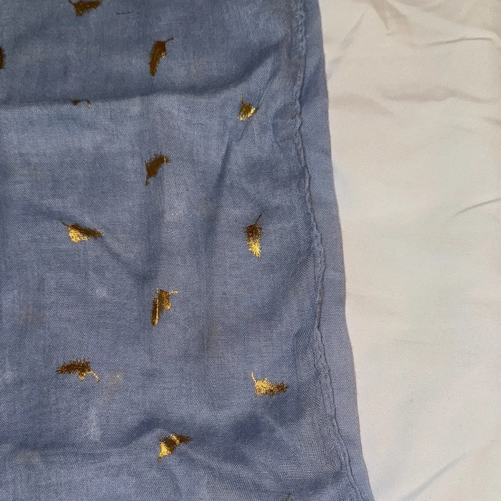 Blue and Gold Women's Scarf